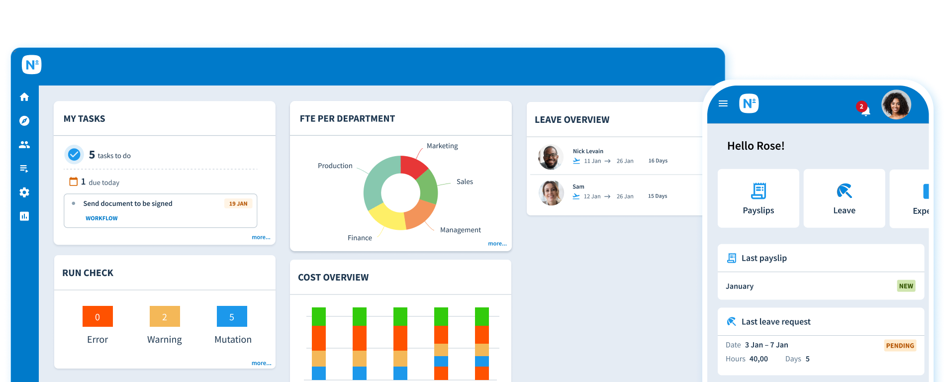 HR and payroll software from Nmbrs